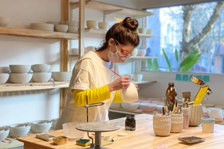 Ermides Pottery: vajilla que dice, café y taller