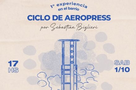 Ciclo de Aeropress: experiencia en el barrio