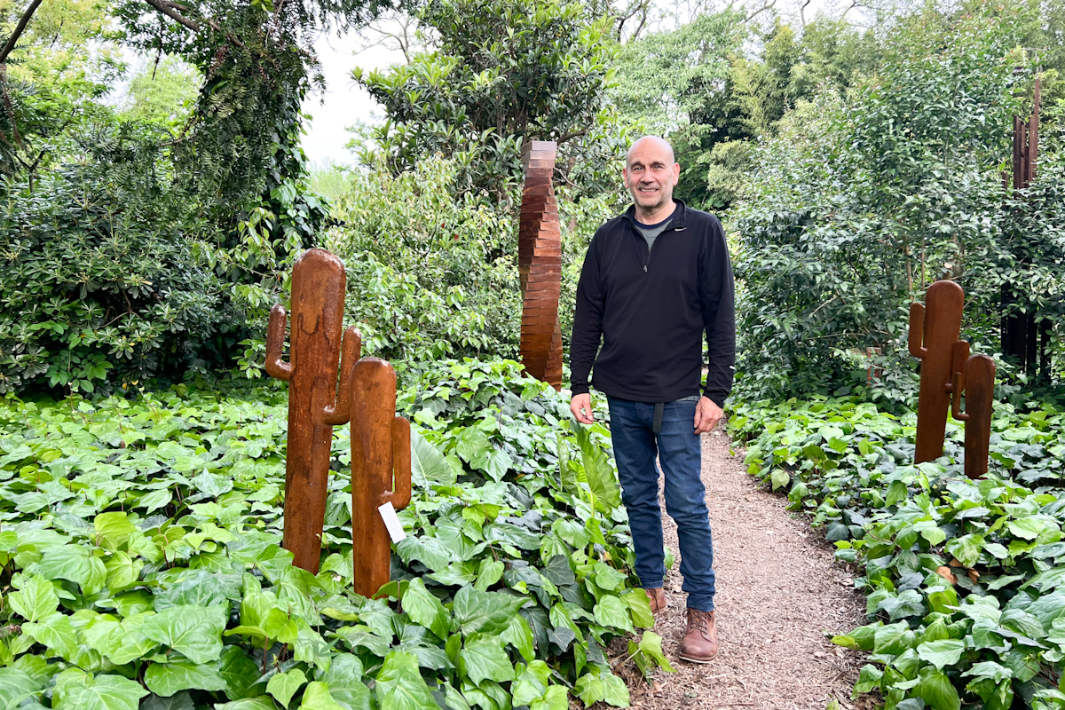 Leonel Ribot: el platense que convirtió en arte el hierro oxidado