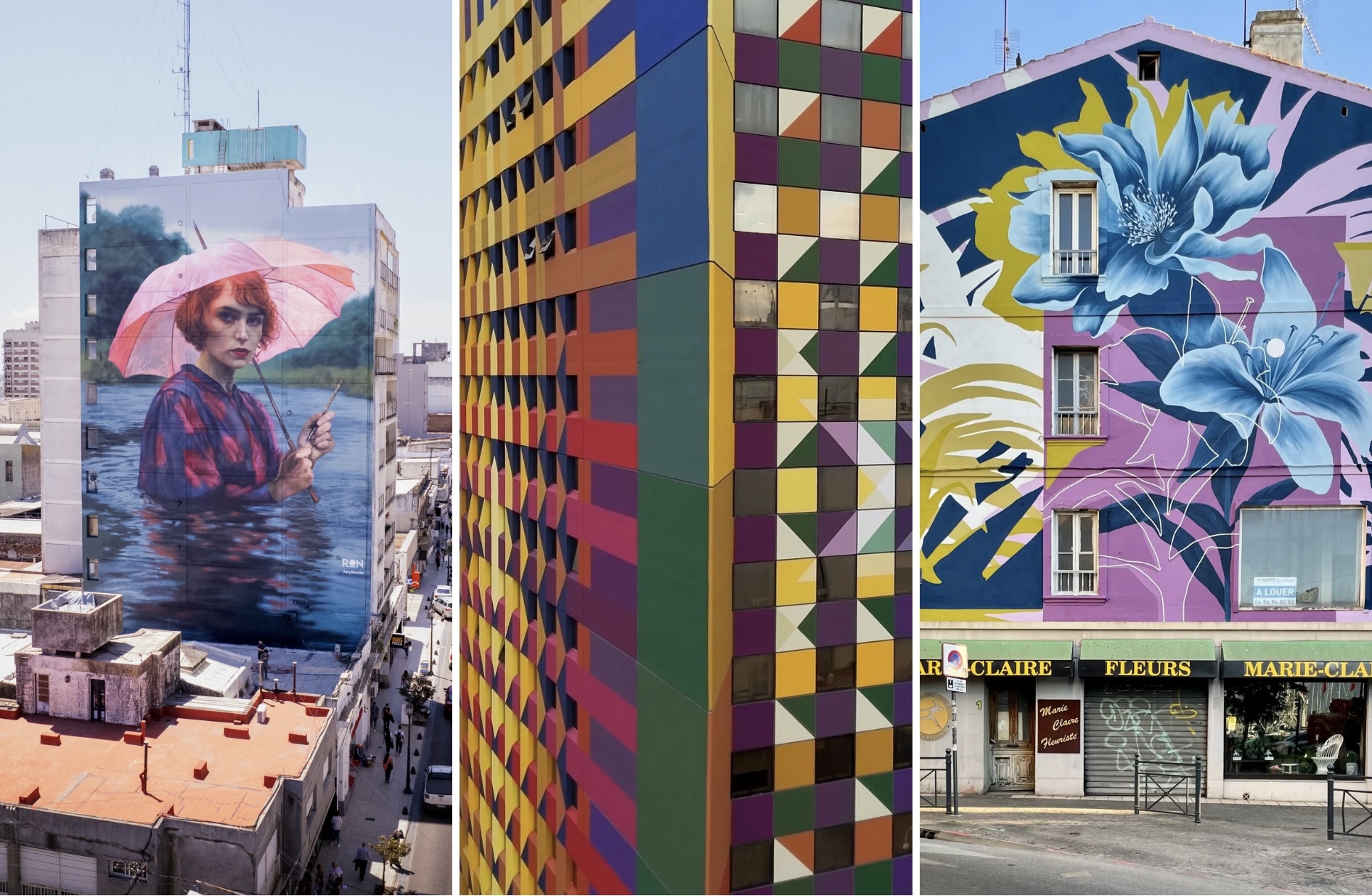 Los murales de artistas argentinos que compiten por “el mejor mural del mundo”