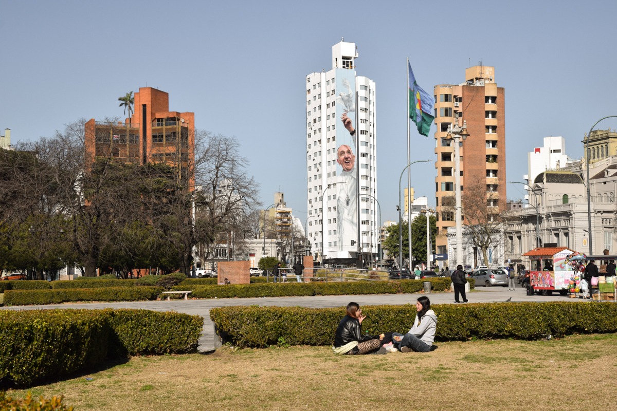 El mural más grande del Papa Francisco está en La Plata