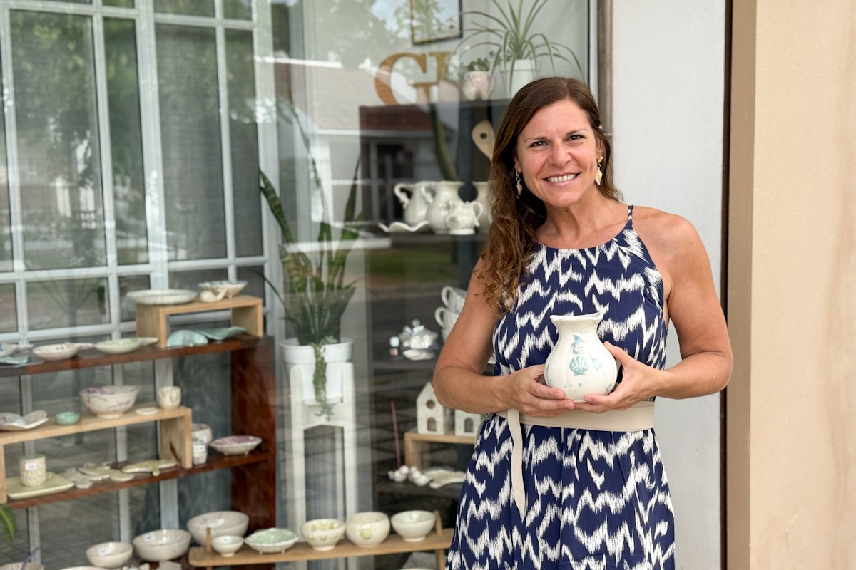 Gisela Amoroso: piezas de cerámica inspiradas en el mar