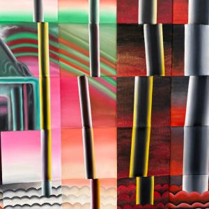 Santiago Poggio con sus figuraciones fantásticas y abstracciones en el MACLA