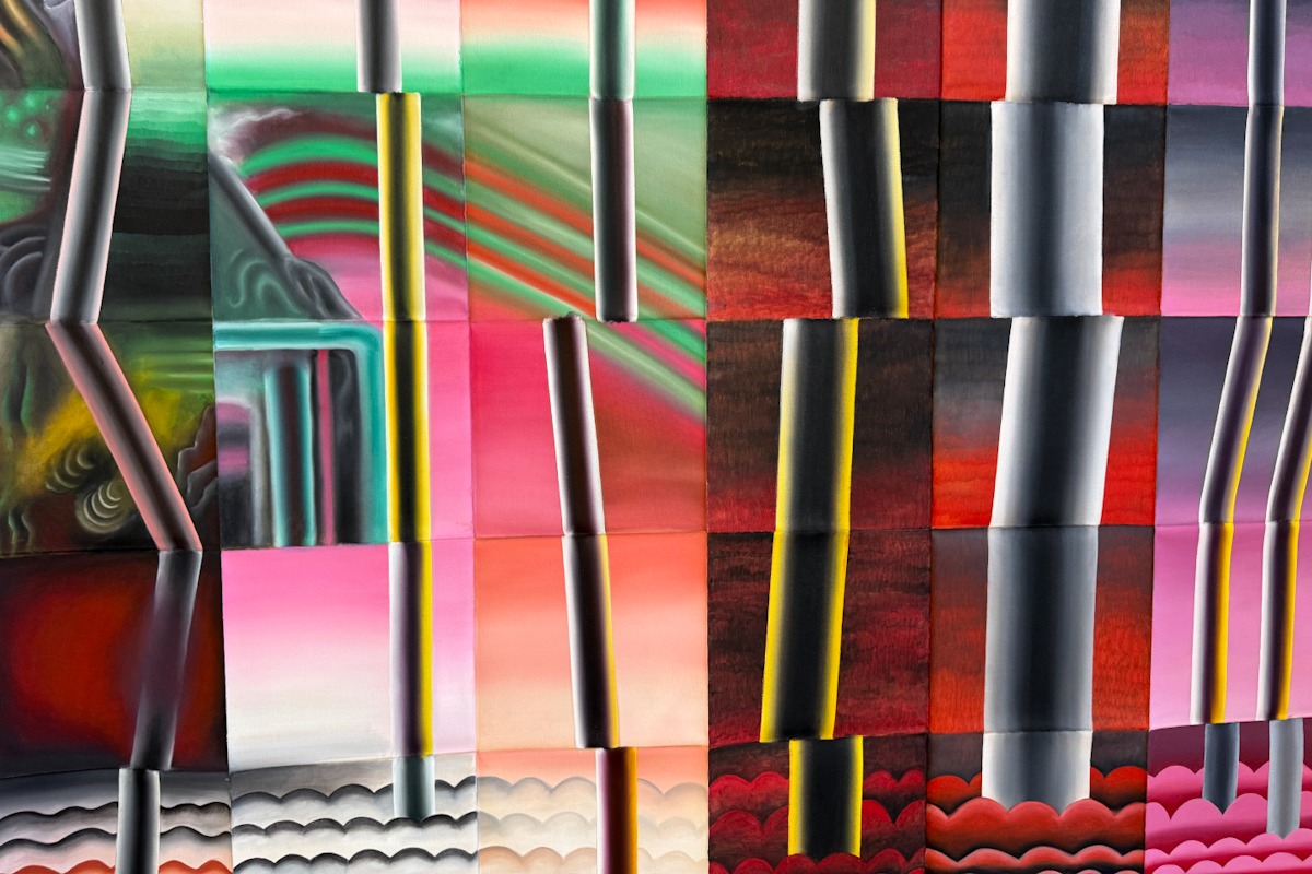 Santiago Poggio con sus figuraciones fantásticas y abstracciones en el MACLA