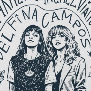 Carmen Sánchez Viamonte y Delfina Campos en Meridiano