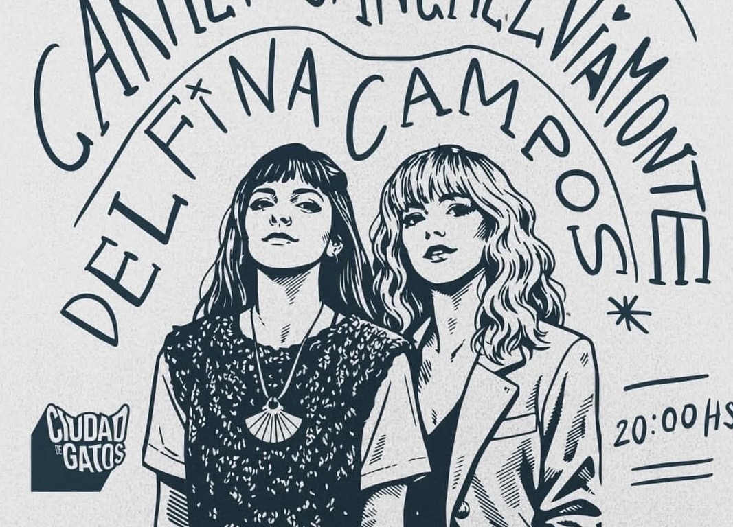 Carmen Sánchez Viamonte y Delfina Campos en Meridiano