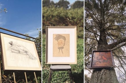 Arte en la plantación de Il Mirtilo: homenaje a Lino Palacio