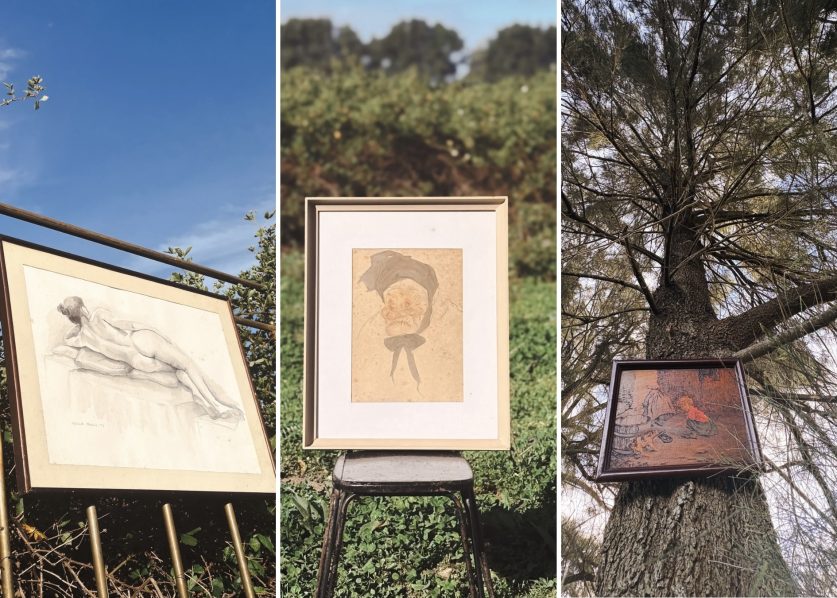 Arte en la plantación de Il Mirtilo: homenaje a Lino Palacio